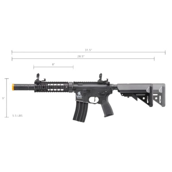 Rifle Airsoft Lancer Tactical LT-15 Hybrid Gen 2 M4 AEG Negro Bbs 6mm - Image 5