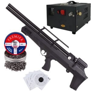 Avenger Bullpup PCP Air Rifle .177 (4.5mm) PELLETS AND COMPRESSOR