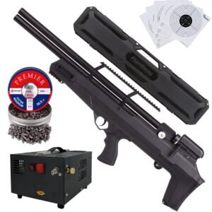 Rifle Avenger Bullpup PCP Aire .177 (4.5mm)  ESTUCHE, PELLETS Y COMPRESOR