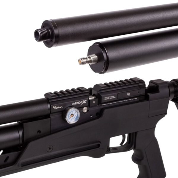 Rifle Air Venturi Avenge-X Tactical PCP .22 (5.5mm) BOTELLA 400cc Kit C/Compresor - Image 5