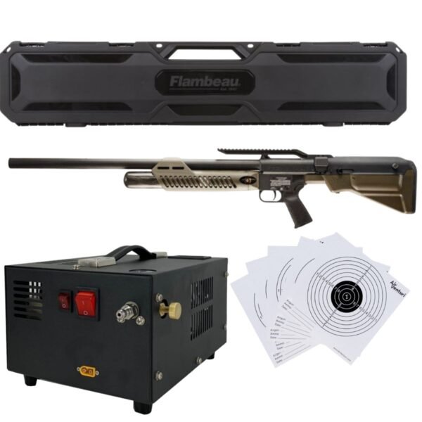 Rifle Umarex Hammer Cal .50 Pcp Aire Comprimido, Compresor, Estuche, Targets. - Image 2