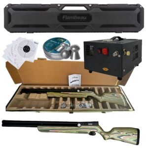 Rifle Pcp Avenger Camuflaje Edición Limitada Kit Estuche, Compresor Y Pellets Cal .22