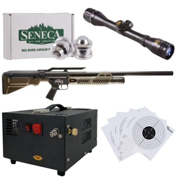 Rifle Umarex Hammer Cal .50 Pcp Aire Comprimido, Compresor, Pellets, Mira, Targets. - Image 2