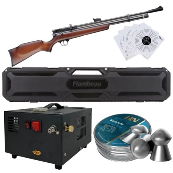 Rifle de Aire Beeman  Chief II 1328 .22 PCP Compresor, Pellets, Targets. - Image 2
