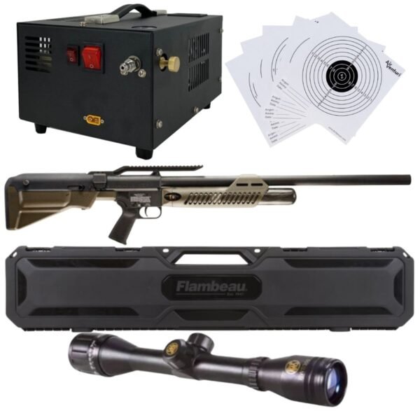 Rifle Umarex Hammer Cal .50 Pcp Aire Comprimido, Compresor, Estuche, Mira - Image 2