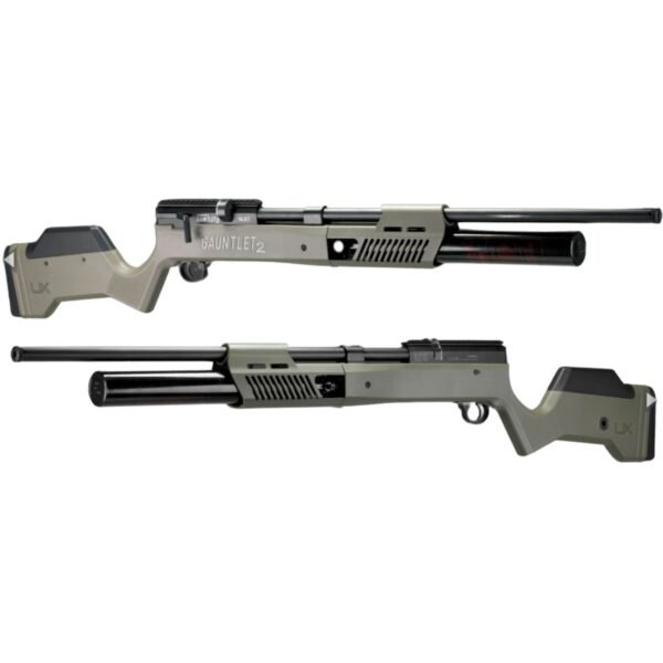 Rifle PCP Umarex Gauntlet SL .25 c/compresor, pellets, lentes, targets. - Image 3