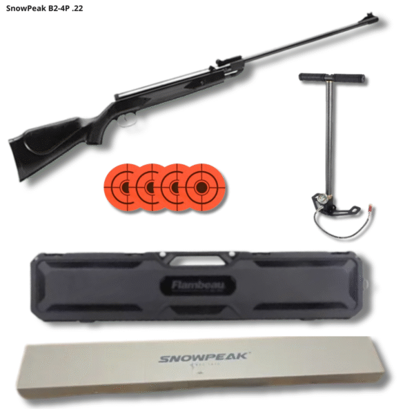 Rifle de Aire Comprimido SnowPeak B2-4P 5.5 mm estuche y bomba - Image 2